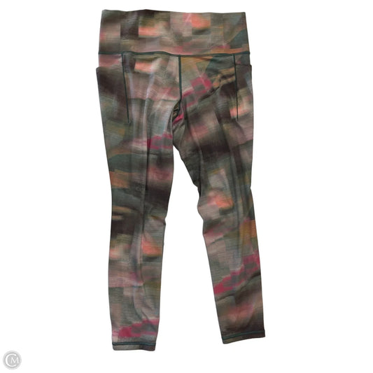 Athletic Leggings Capris By Athleta In Multi-colored, Size: L