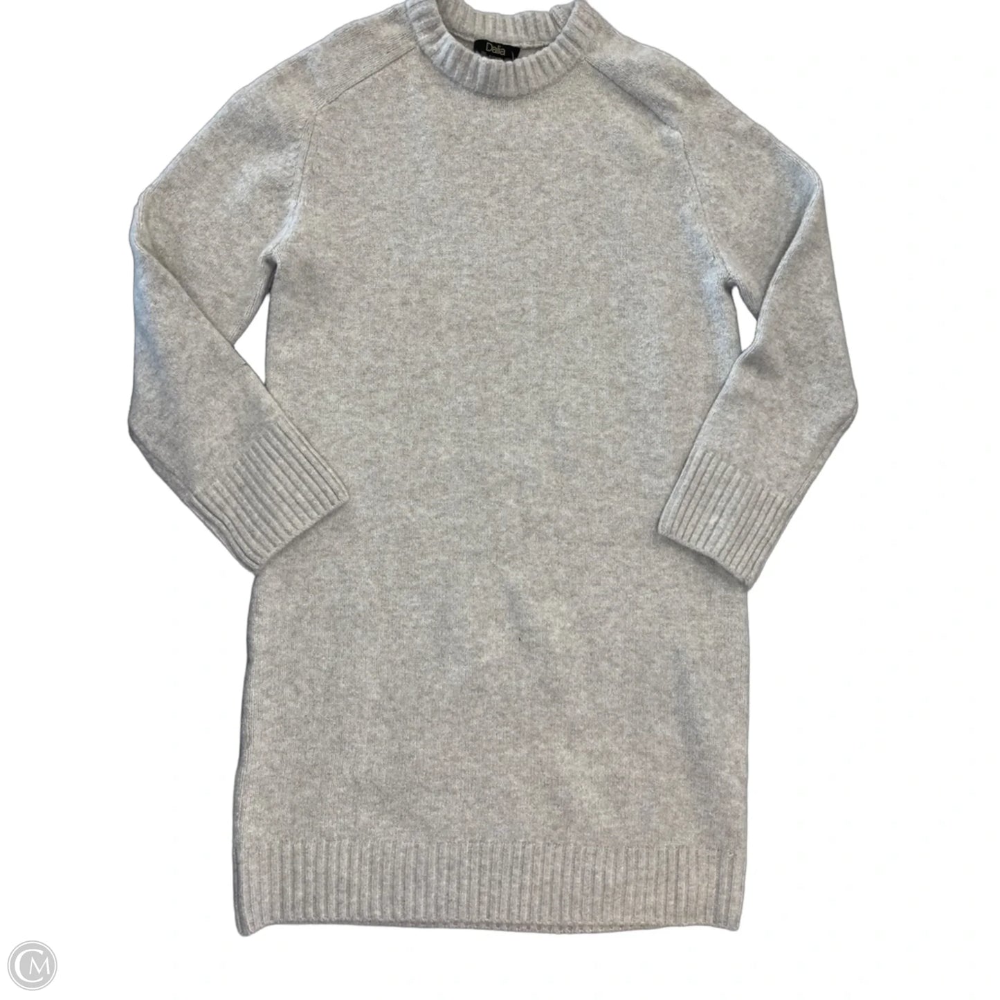 Dress Sweater By Dalia In Grey, Size: S
