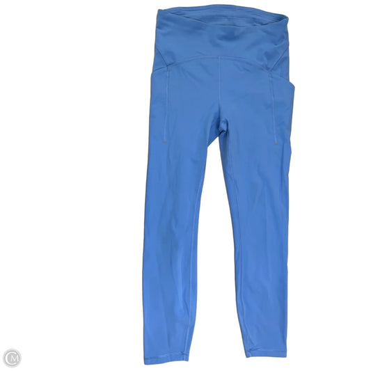Athletic Leggings By Lululemon In Blue, Size: M