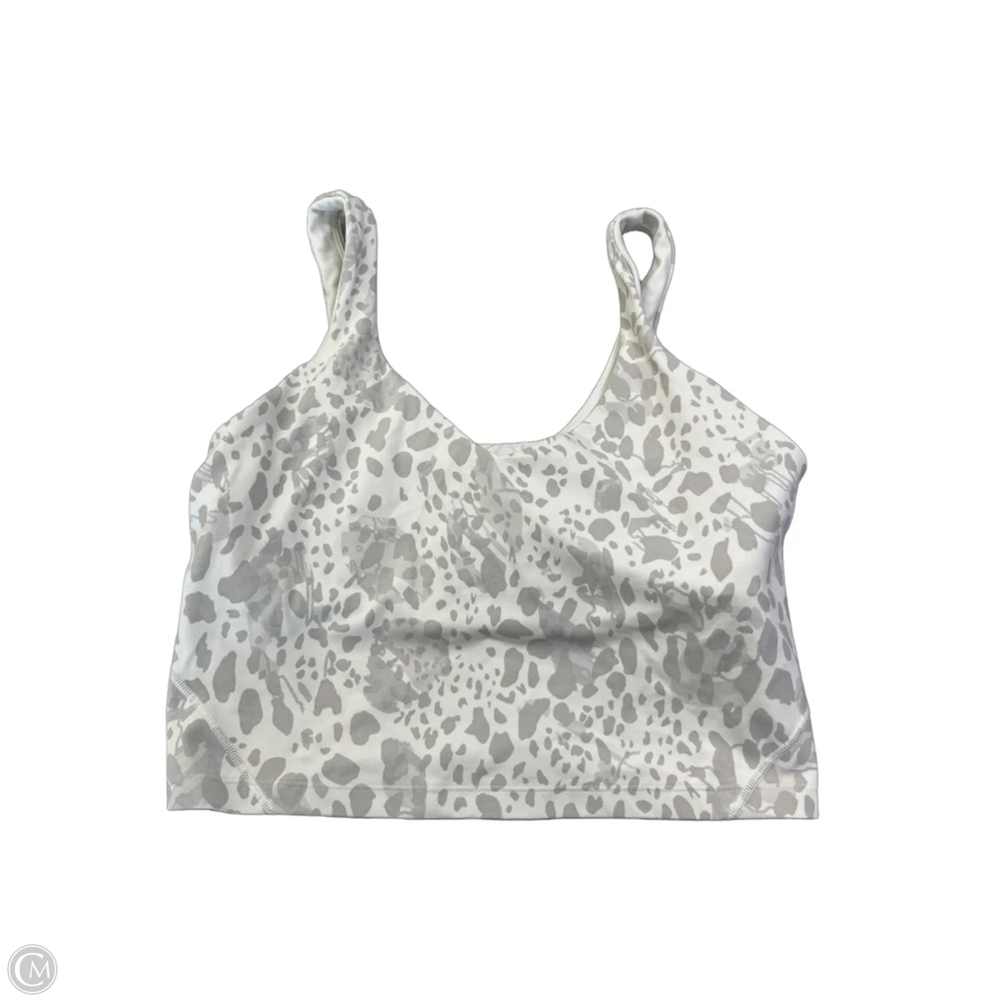 Athletic Tank Top By Lululemon In White, Size: M