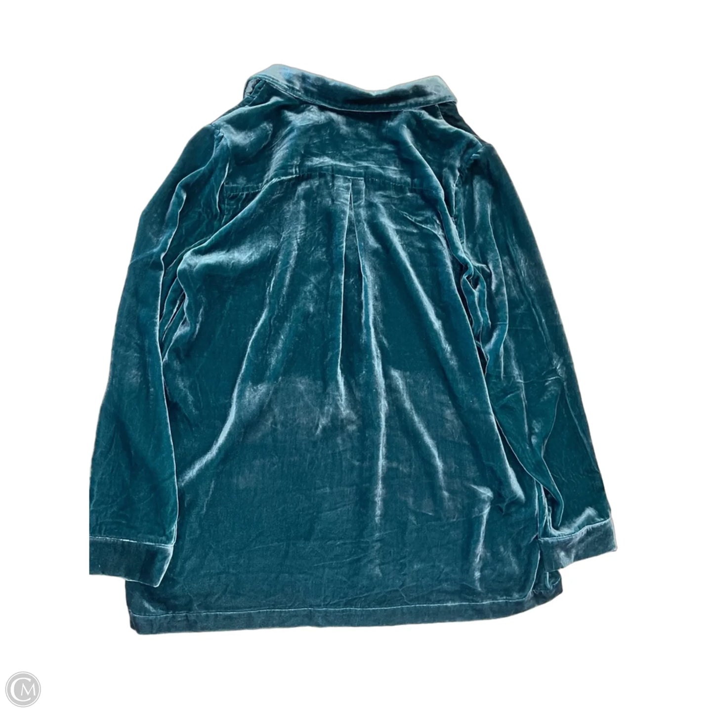 Blouse Long Sleeve By Sundance In Teal, Size: M