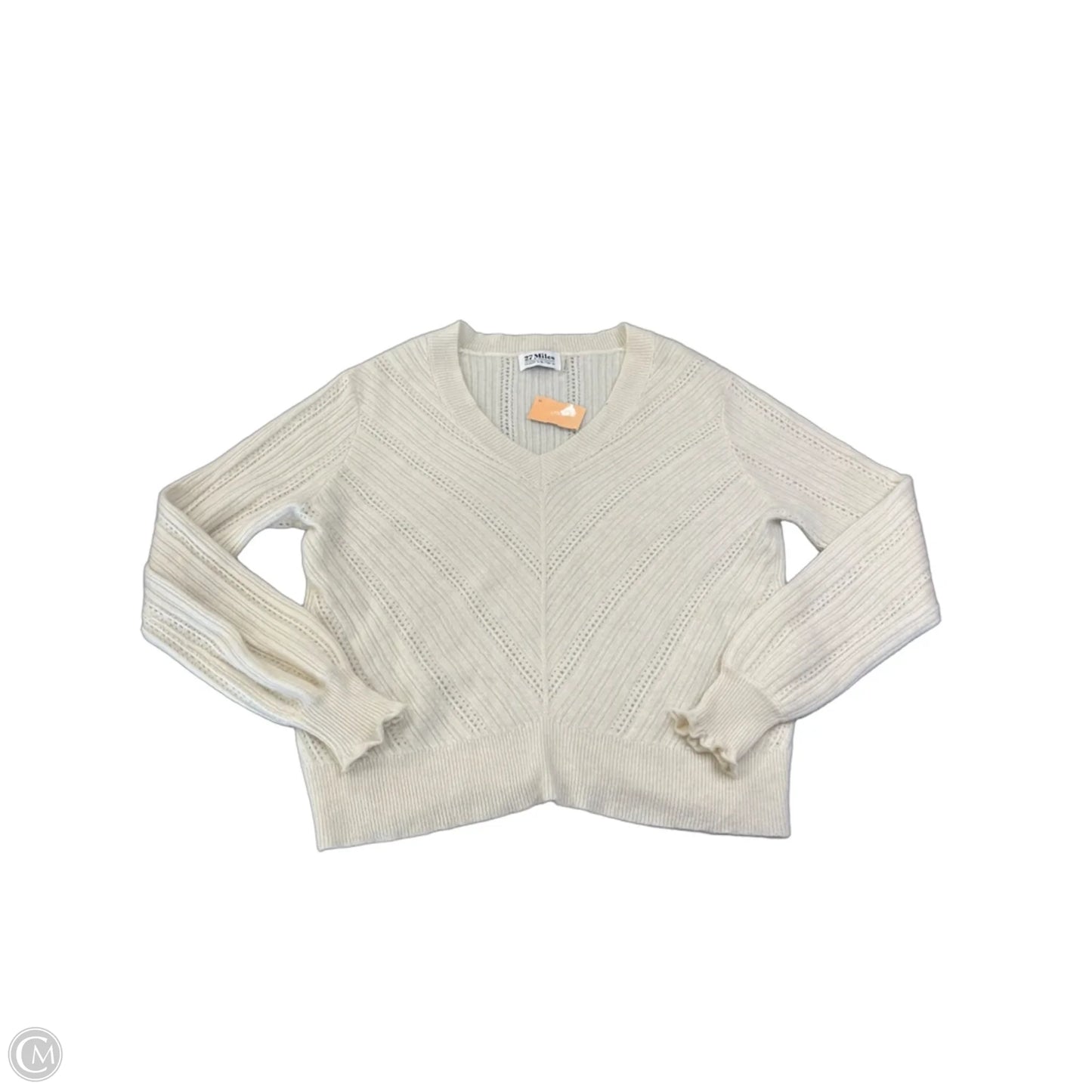 Sweater Cashmere By Cmb In Ivory, Size: Xs