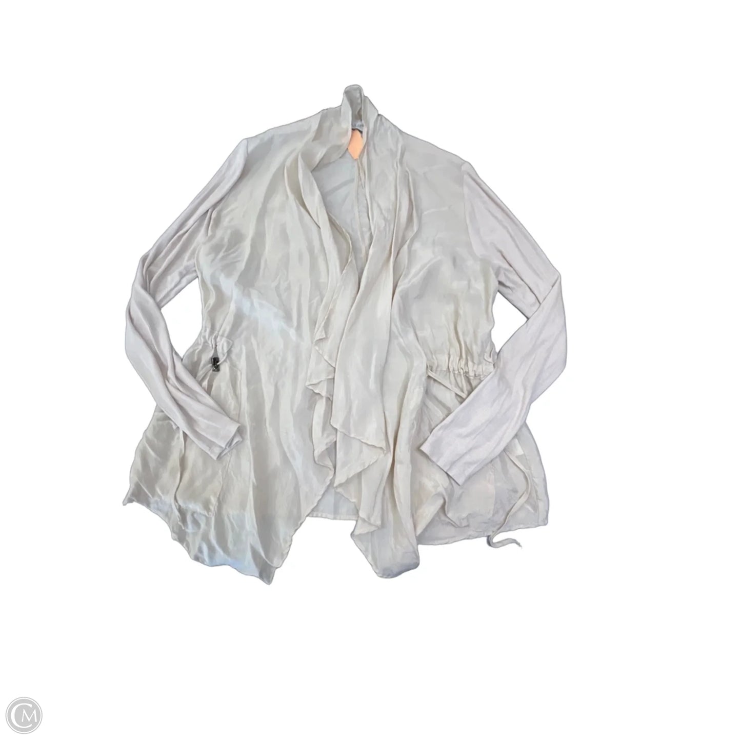 Top Long Sleeve By Cmc In Ivory, Size: L