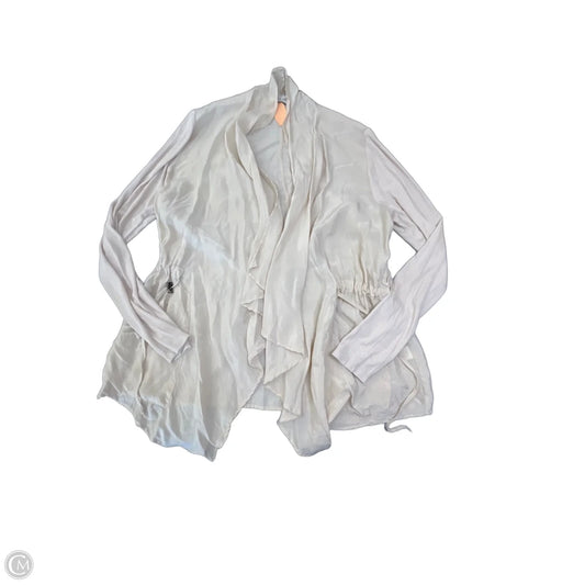 Top Long Sleeve By Cmc In Ivory, Size: L