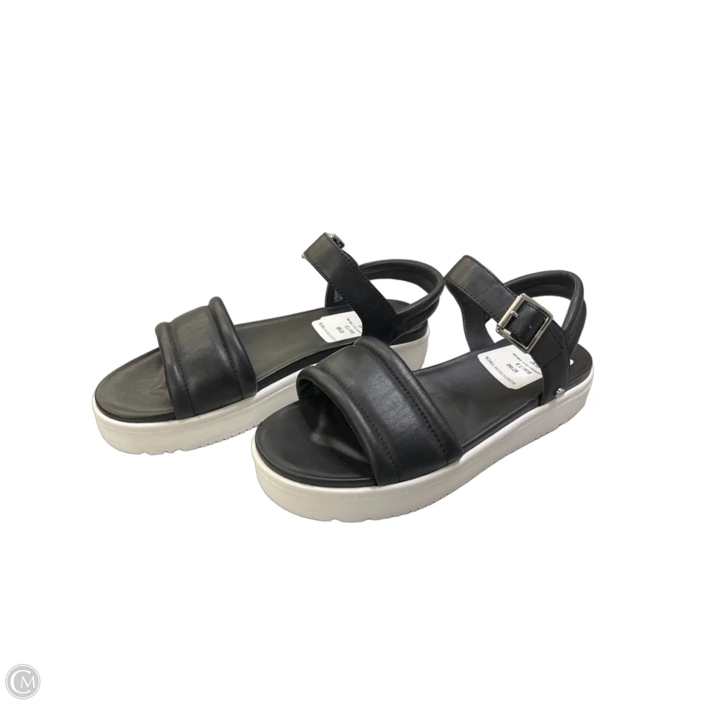 Sandals Designer By Ugg In Black, Size: 7.5
