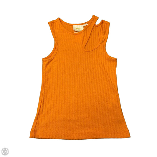 Top Sleeveless By Maeve In Orange, Size: S