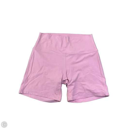 Athletic Shorts By Lululemon In Pink, Size: M
