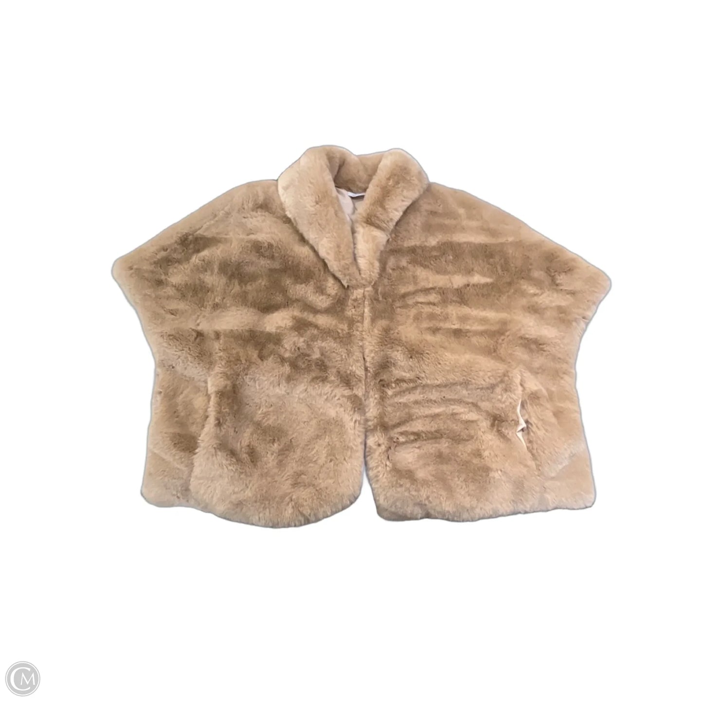 Jacket Faux Fur & Sherpa By Clothes Mentor In Brown, Size: Osfm