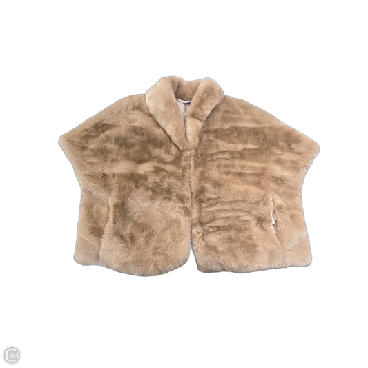 Jacket Faux Fur & Sherpa By Clothes Mentor In Brown, Size: Osfm