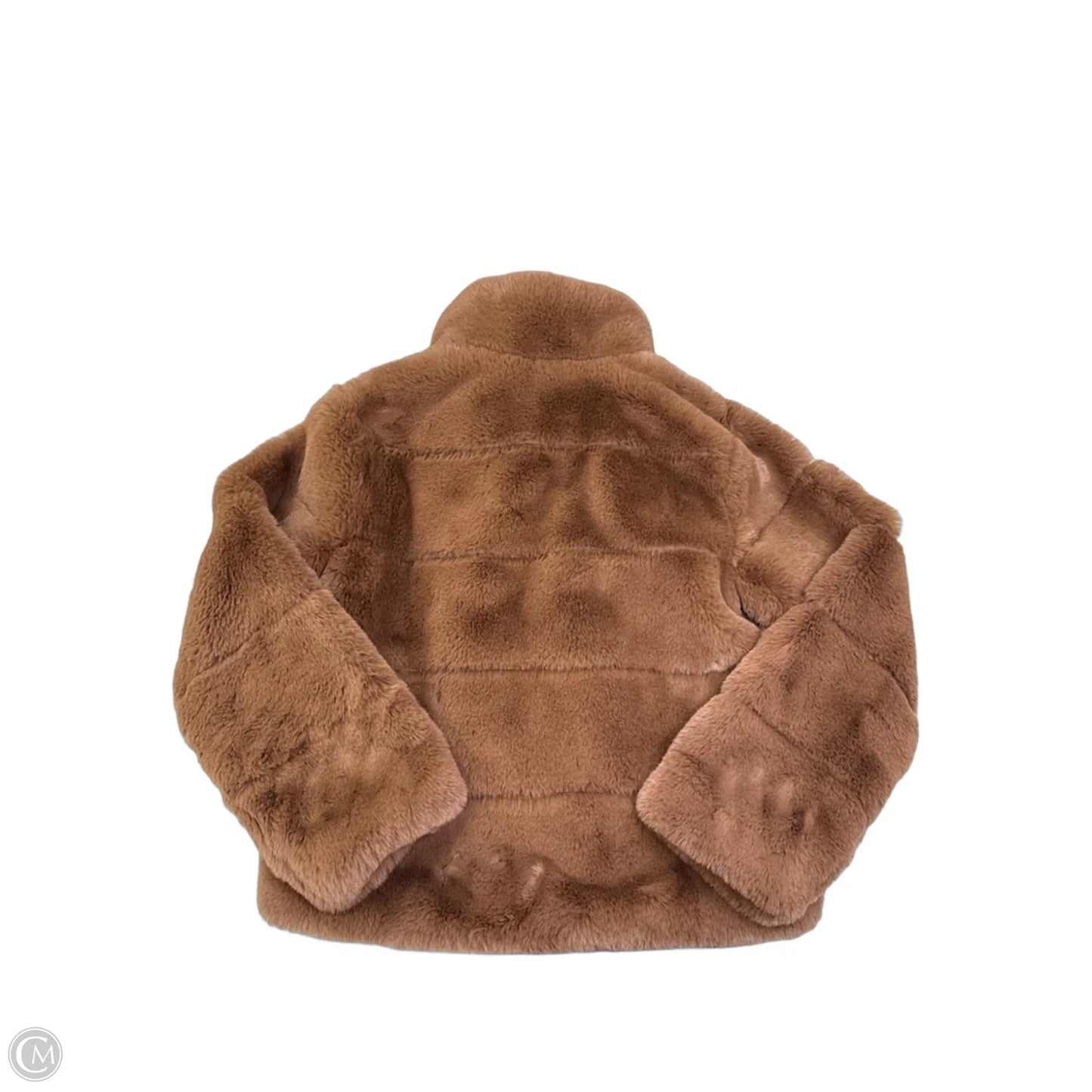 Coat Faux Fur & Sherpa By Clothes Mentor In Brown, Size: Xs