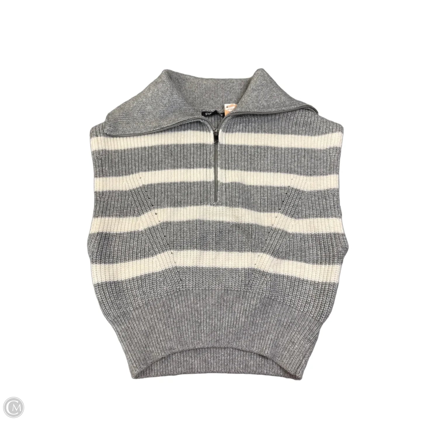 Vest Sweater By Steve Madden In Grey, Size: Xs
