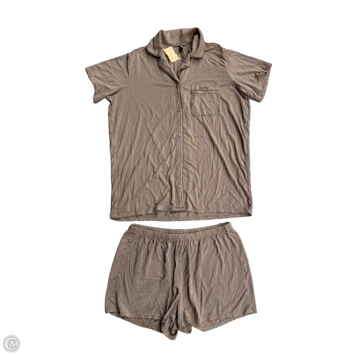 Pajamas 2pc By Skims In Brown, Size: S