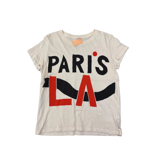 Top Short Sleeve By Clare V. In Tan, Size: S