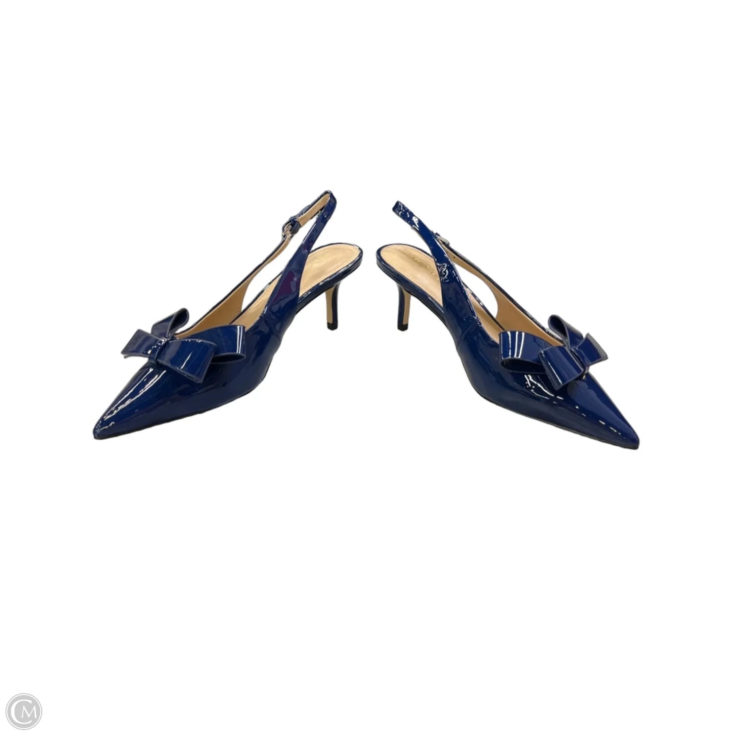 Shoes Heels Kitten By Marc Fisher In Blue, Size: 8.5
