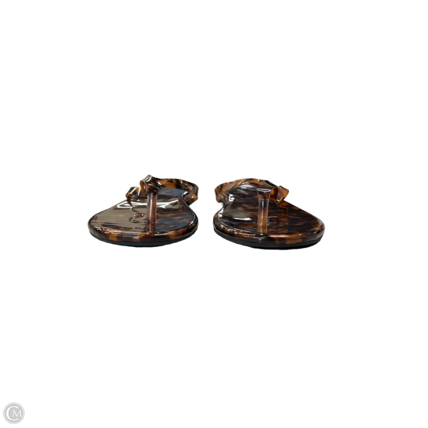 Sandals Flip Flops By Jeffrey Campbell In Tortoise Shell Print, Size: 7.5