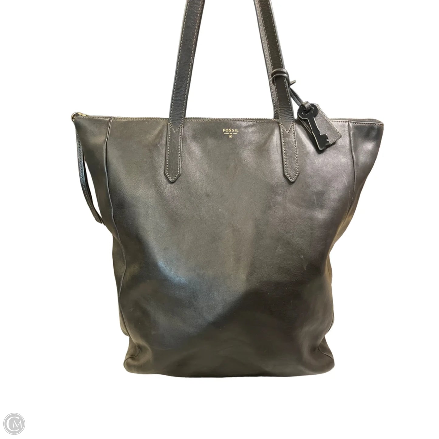 Tote Leather By Fossil, Size: Large