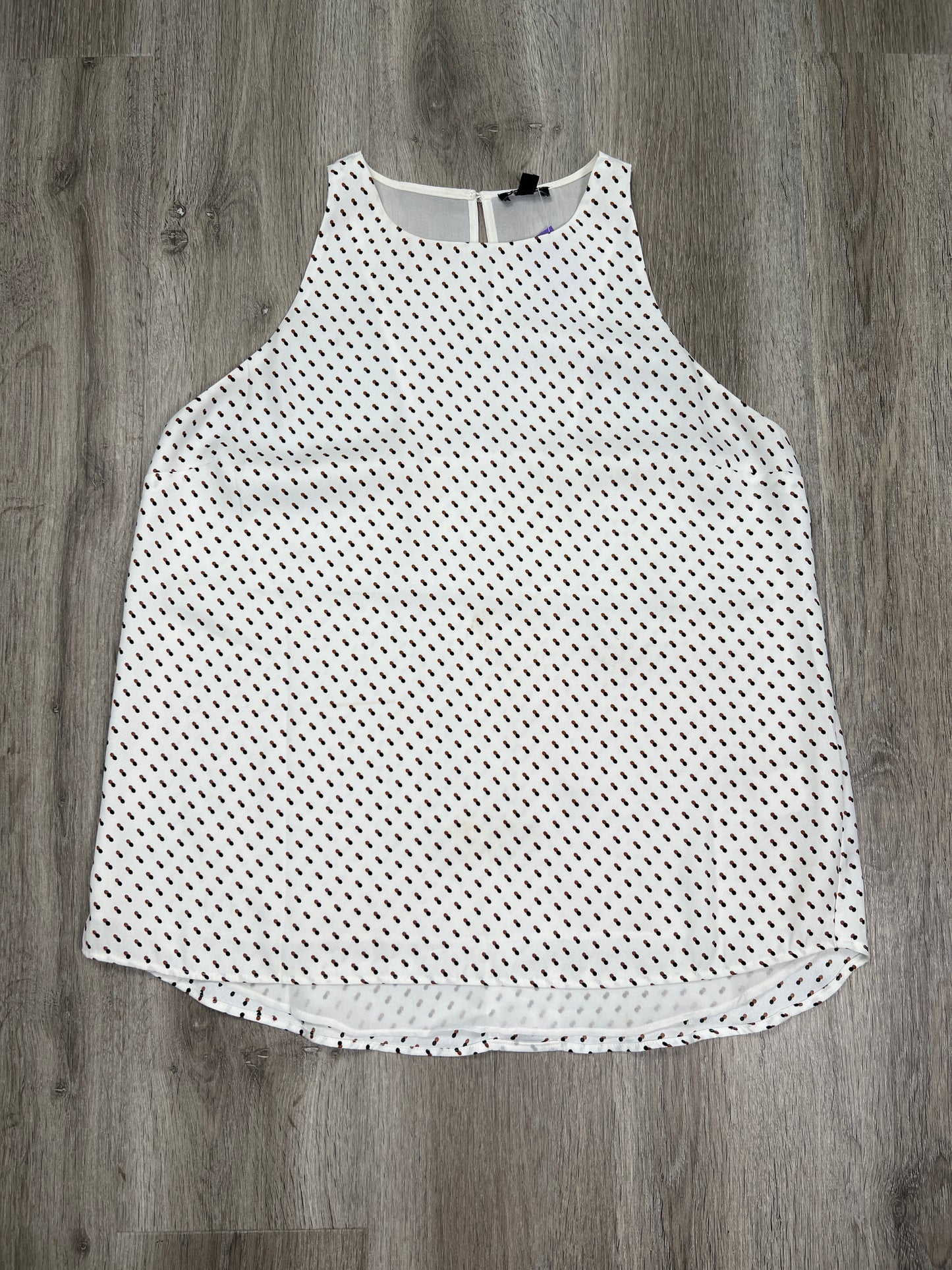 White Top Sleeveless Express, Size L