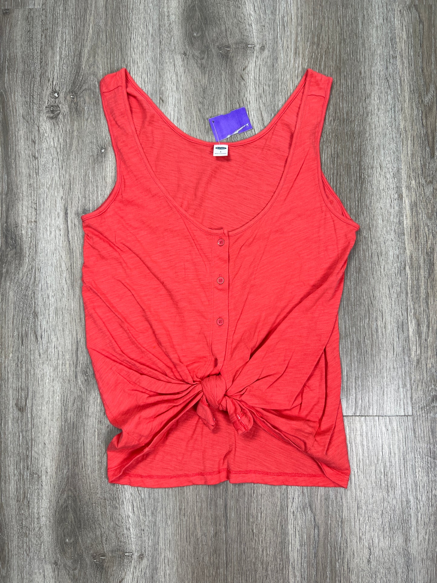 Orange Top Sleeveless Old Navy, Size S