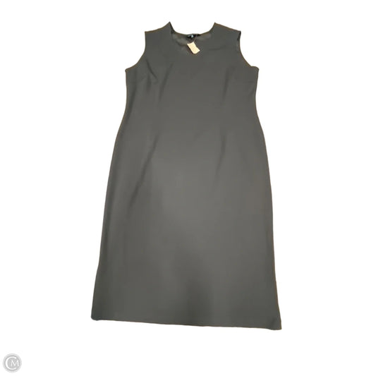Dress Casual Midi By Ming Wang In Brown, Size: Xl
