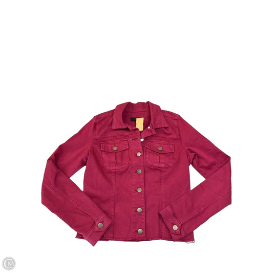 Jacket Denim By Kut In Pink Denim, Size: S