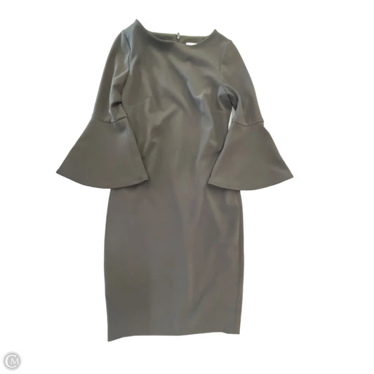 Dress Work By Calvin Klein In Grey, Size: Xs