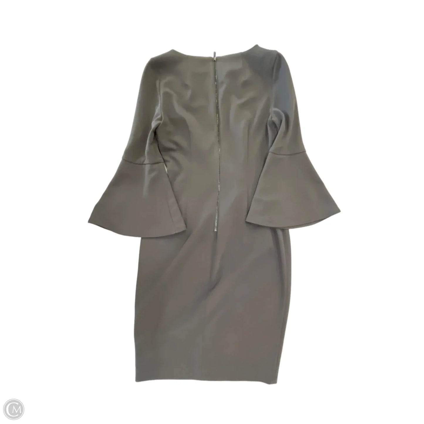 Dress Work By Calvin Klein In Grey, Size: Xs