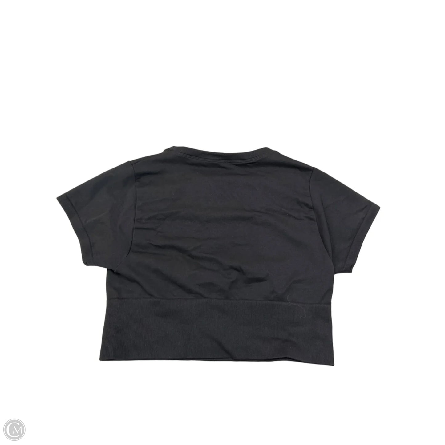 Athletic Top Short Sleeve By Aerie In Black, Size: M