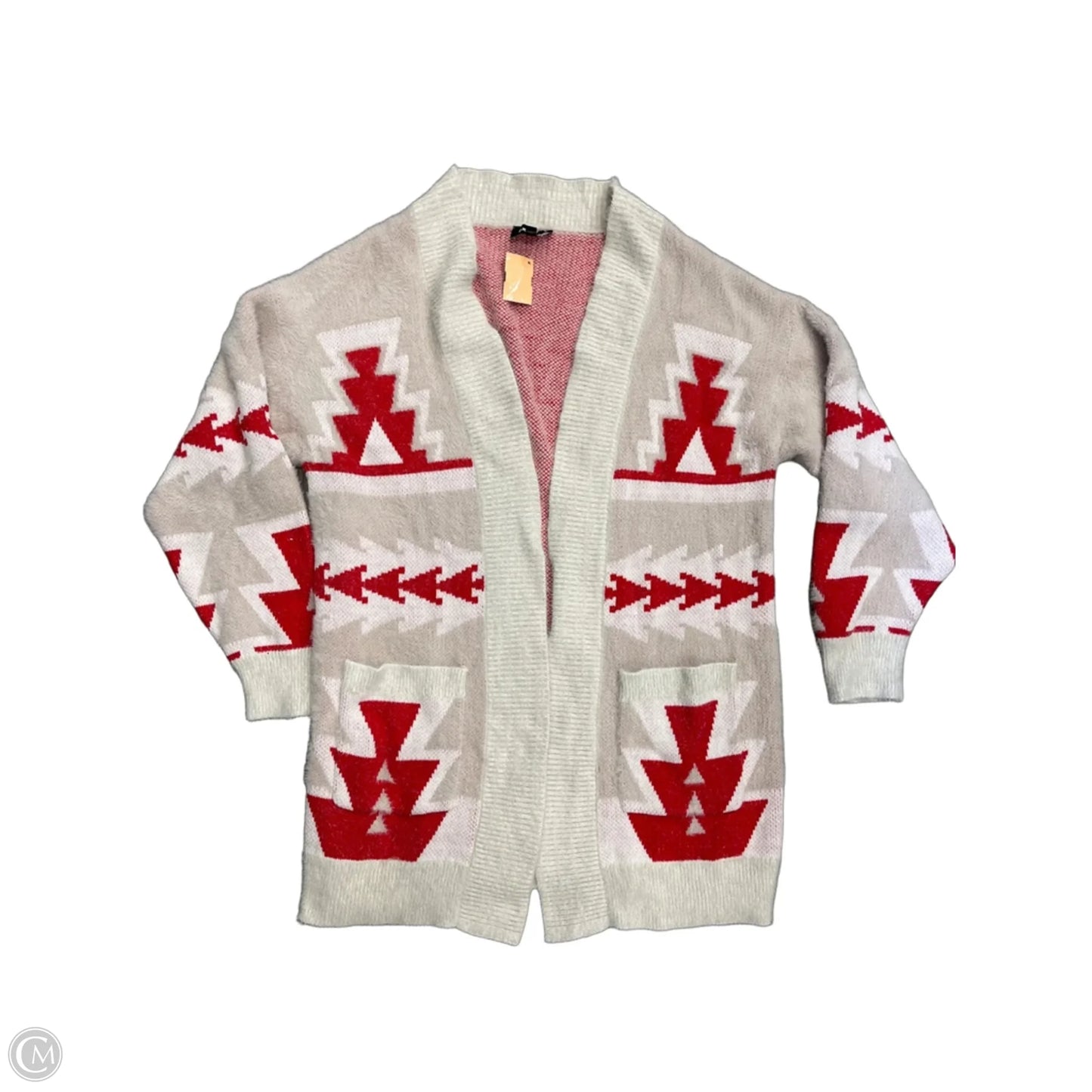 Cardigan By Express In White, Size: M