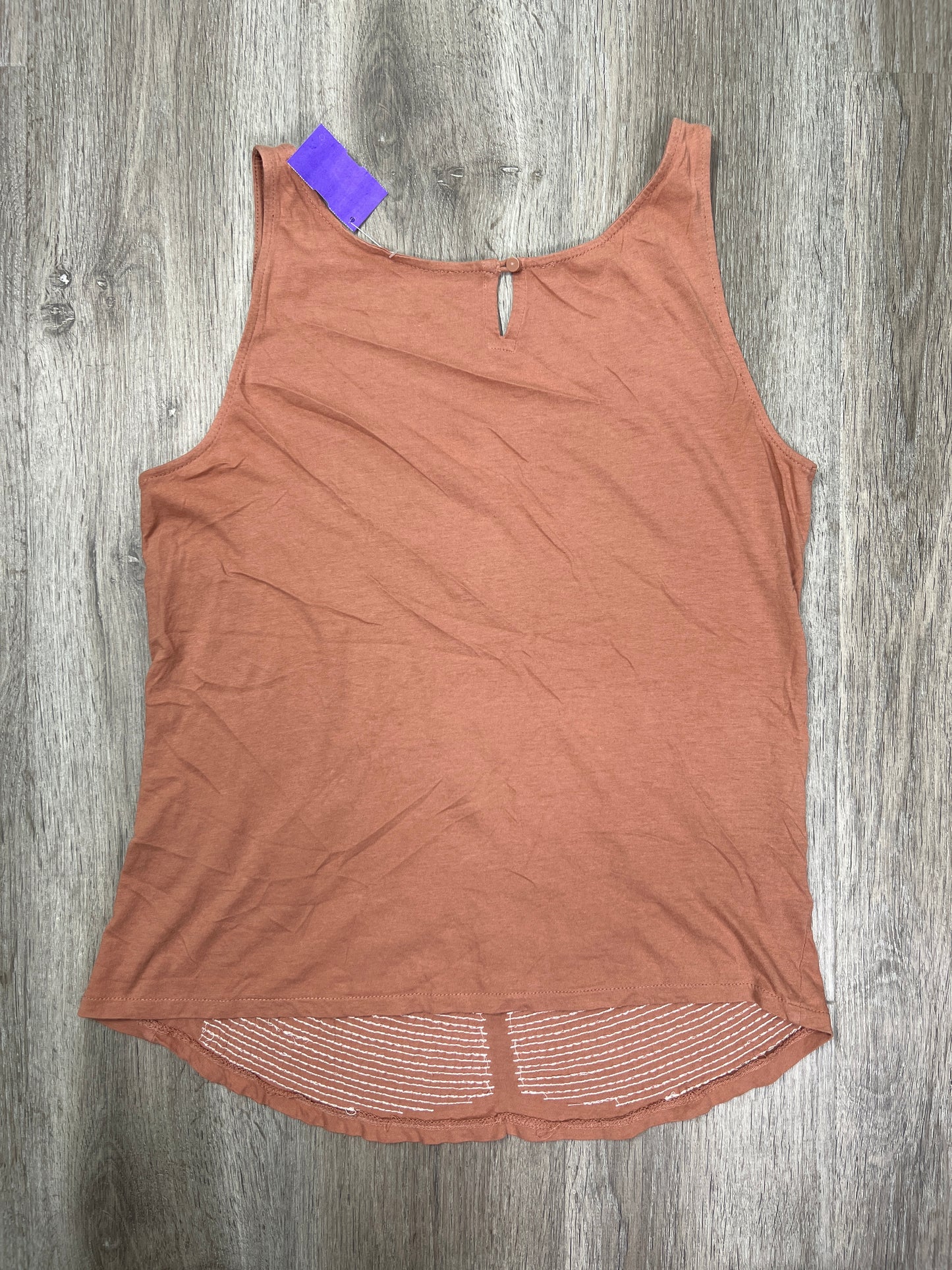 Orange Top Sleeveless Loft, Size S