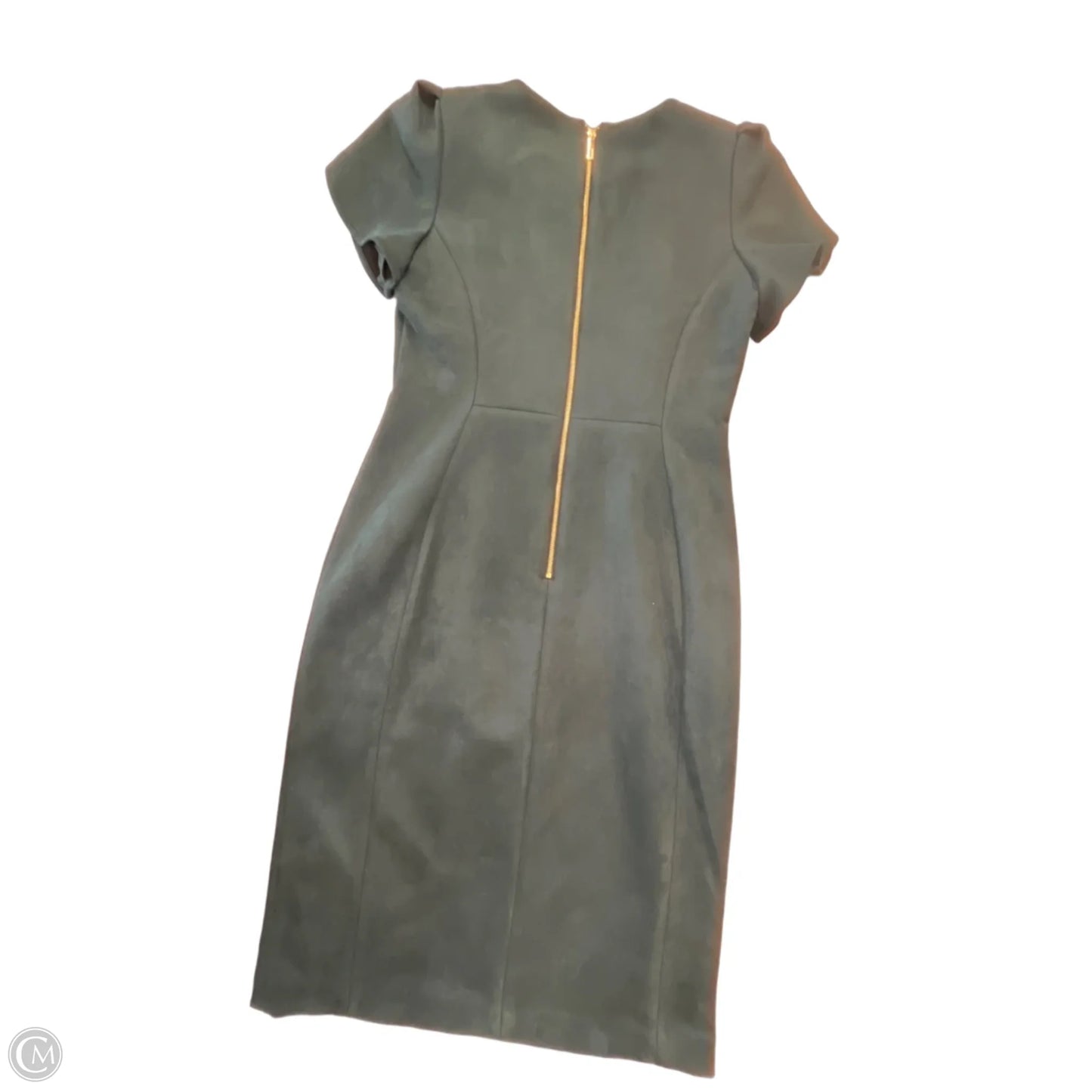 Dress Work By Calvin Klein In Green, Size: S