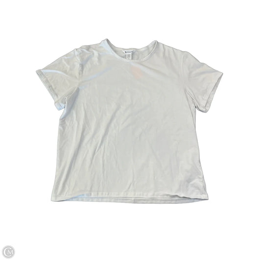 Top Short Sleeve Basic By Athleta In White, Size: L