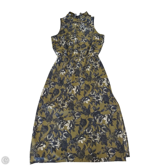 Dress Casual Midi By Evereve In Green, Size: S