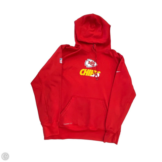 Sweatshirt Hoodie By Nfl In Red, Size: L