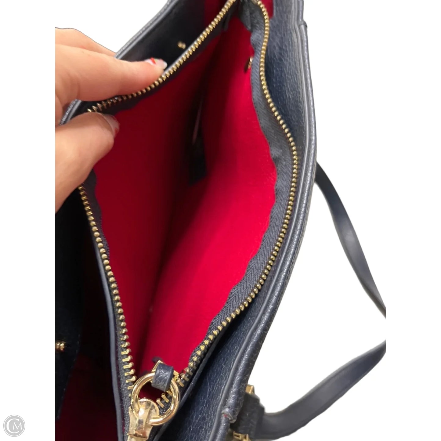 Tote Leather By Tommy Hilfiger, Size: Large