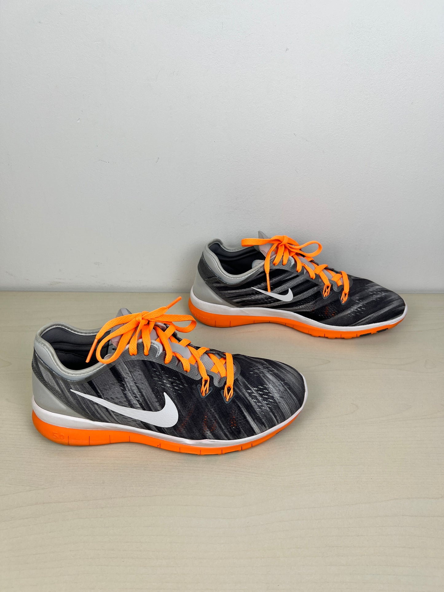 Grey & Orange Shoes Athletic Nike, Size 6.5