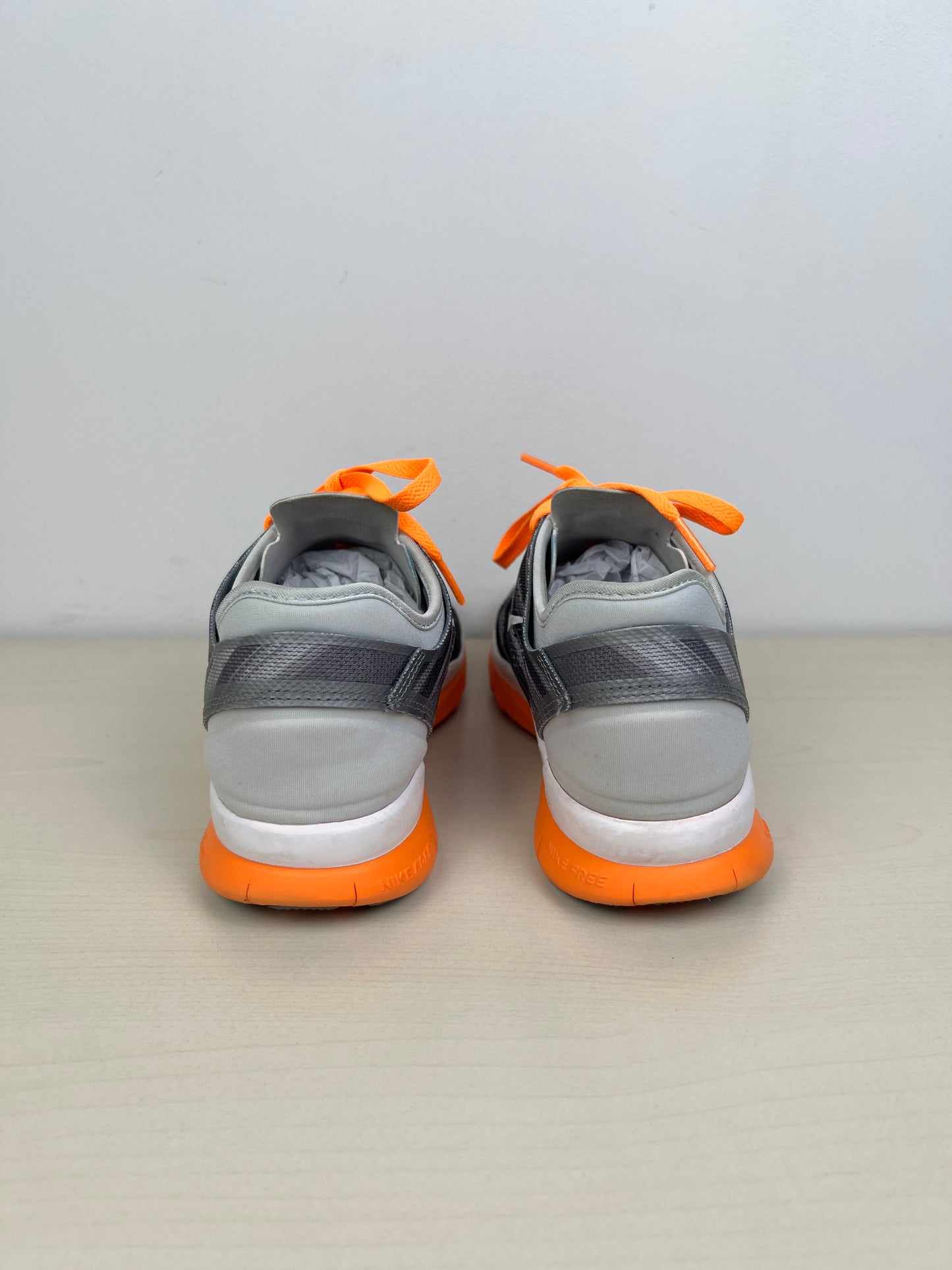 Grey & Orange Shoes Athletic Nike, Size 6.5