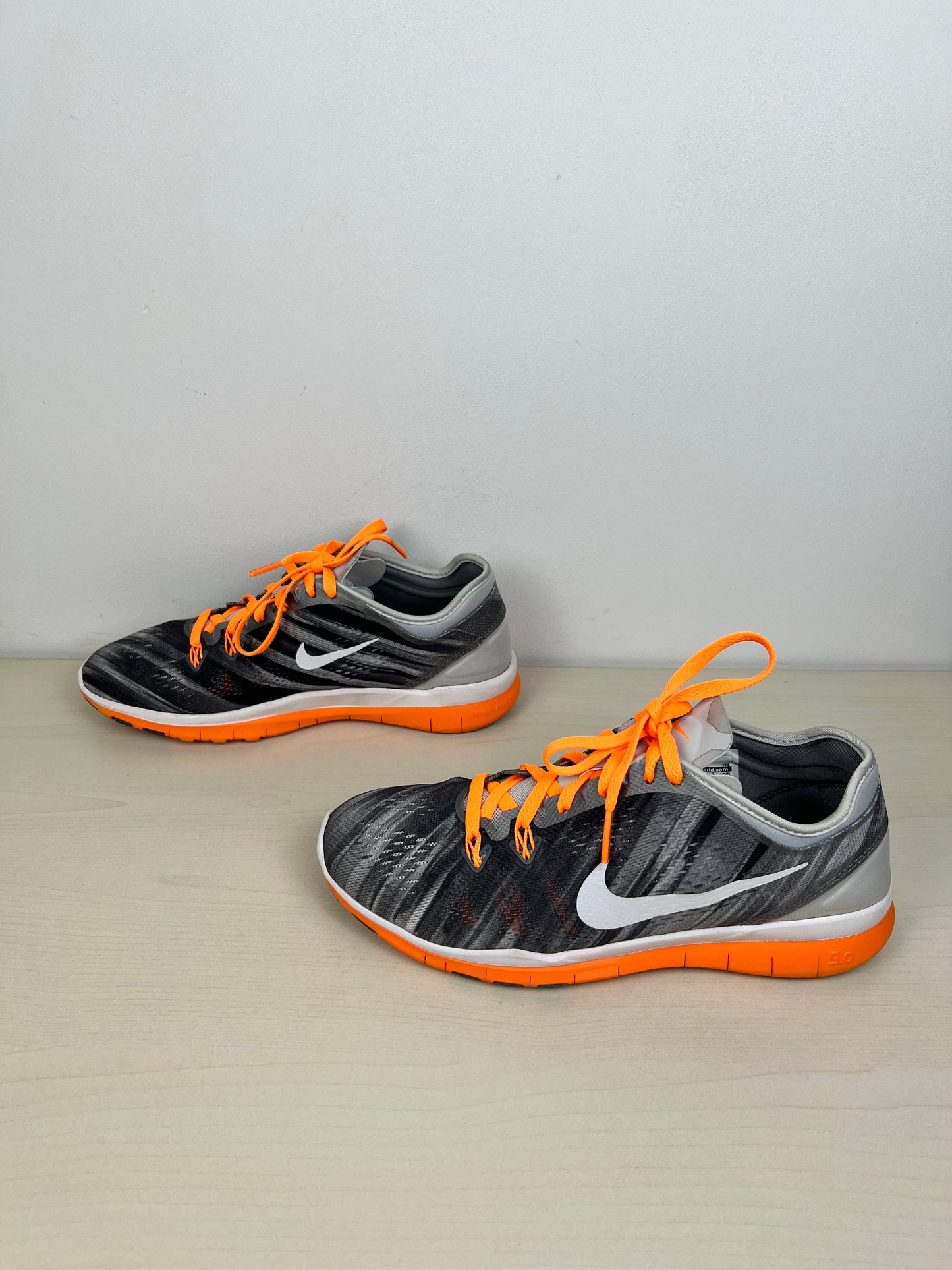 Grey & Orange Shoes Athletic Nike, Size 6.5