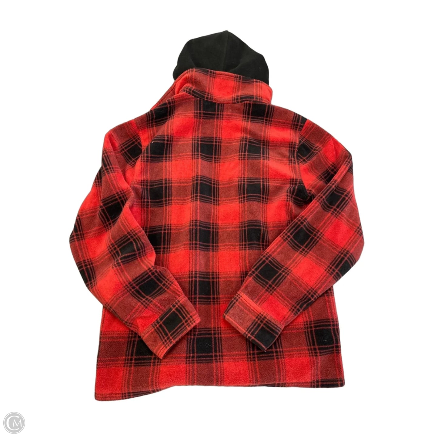 Jacket Fleece By Sonoma In Black & Red, Size: Xl