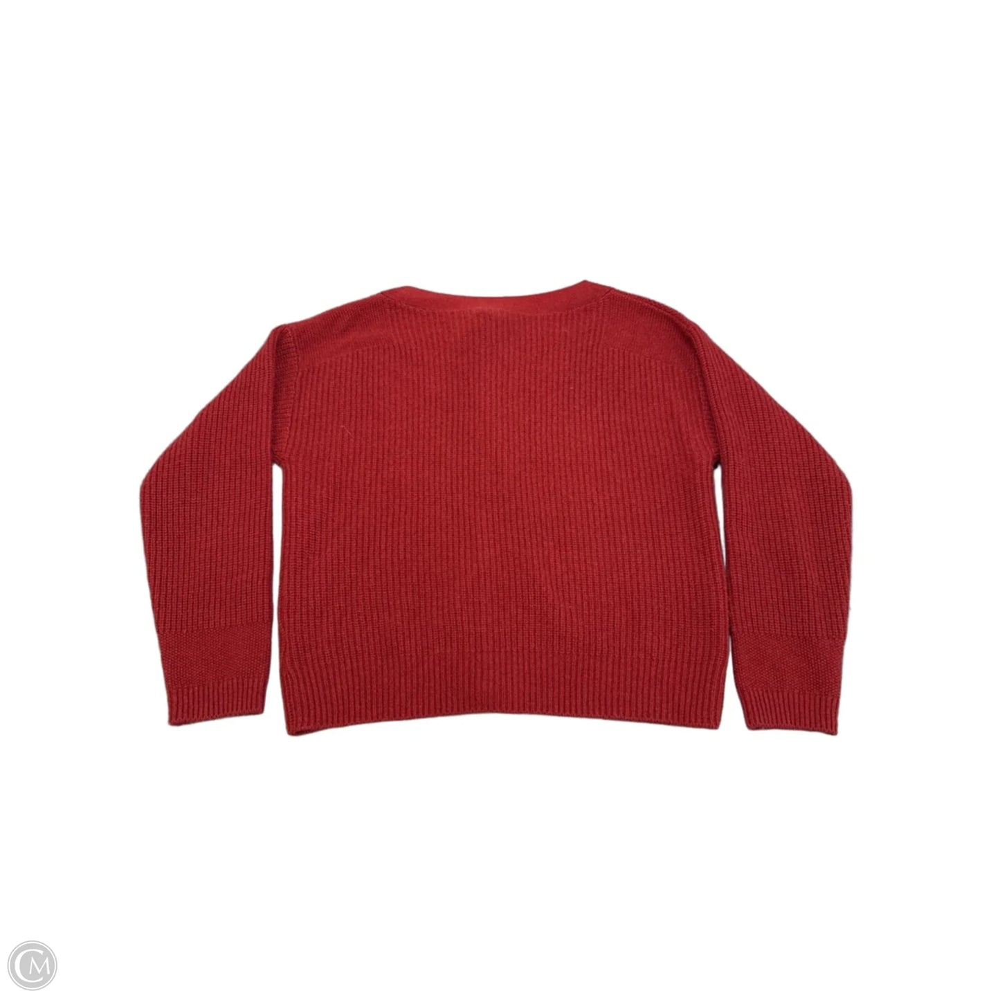 Cardigan By Garnet Hill In Red, Size: S