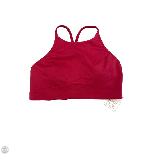 Athletic Bra By Lululemon In Maroon, Size: S