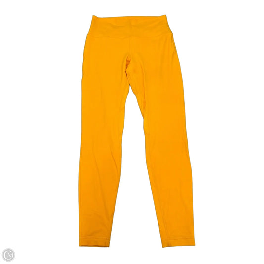 Athletic Leggings By Lululemon In Yellow, Size: M