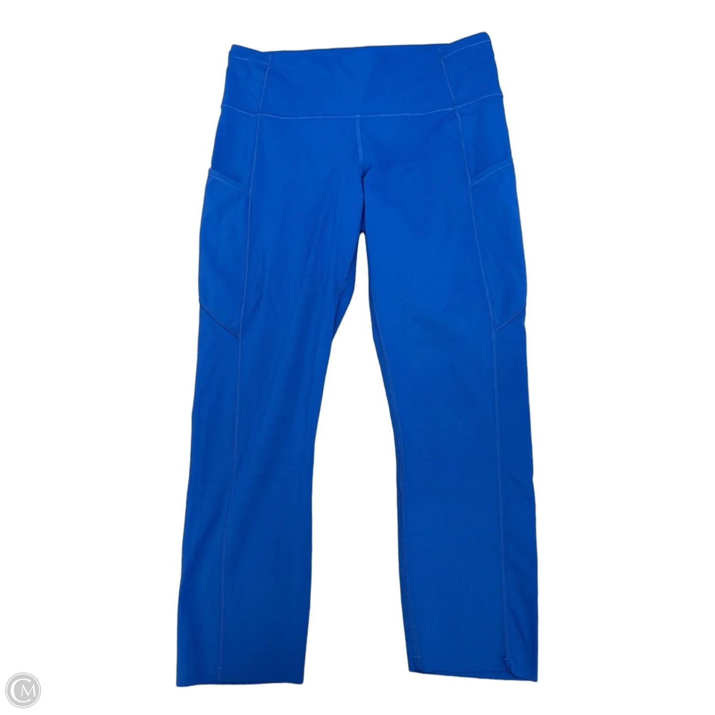 Athletic Leggings Capris By Lululemon In Blue, Size: M