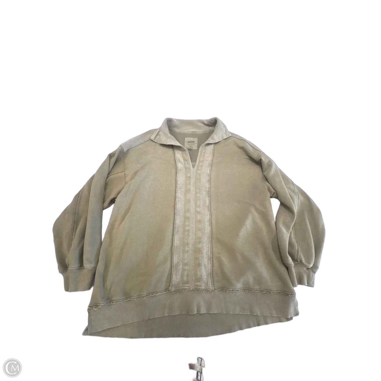 Top Long Sleeve By Aerie In Green, Size: L