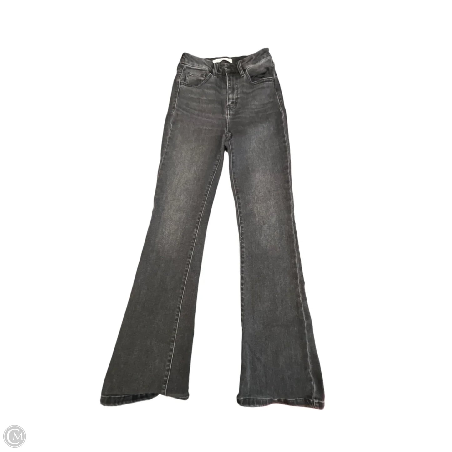 Jeans Flared By Eunina In Grey Denim, Size: 2