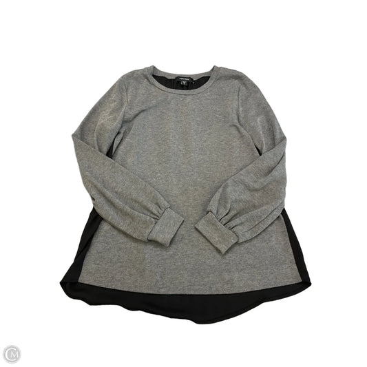 Top Long Sleeve By Karen Kane In Grey, Size: M