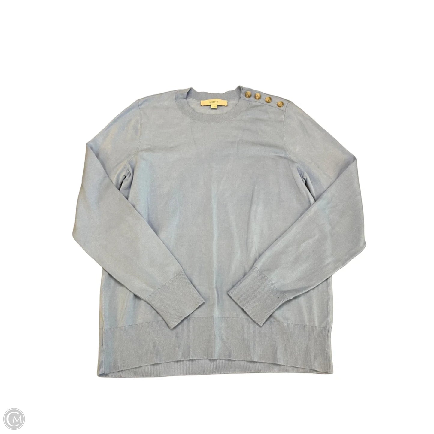Top Long Sleeve By Loft In Blue, Size: L