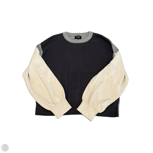 Top Long Sleeve By Monrow In Grey, Size: L