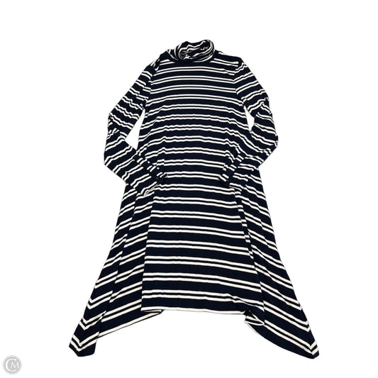 Dress Casual Midi By Maeve In Striped Pattern, Size: M