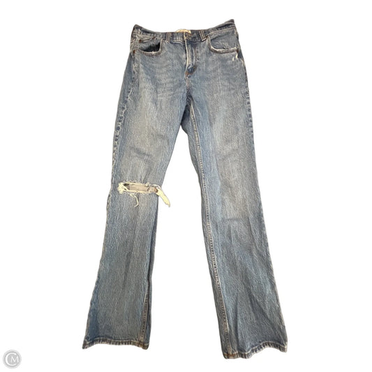 Jeans Straight By Abercrombie And Fitch In Blue Denim, Size: 2