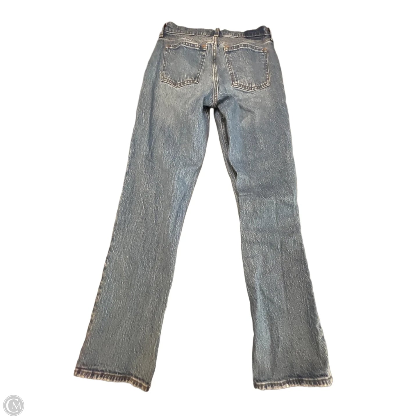 Jeans Straight By Abercrombie And Fitch In Blue Denim, Size: 2